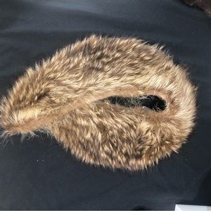 Vintage mink coat collar
